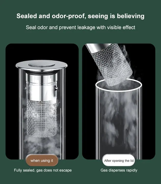 Stainless Steel Floor Drain Filter – Anti-Clog Sink & Bathroom Drain Strainer with Odor Protection
