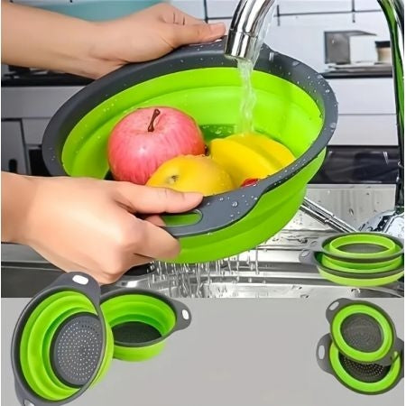 Passoire Pliante en Silicone pour Cuisine 23 x 11 cm