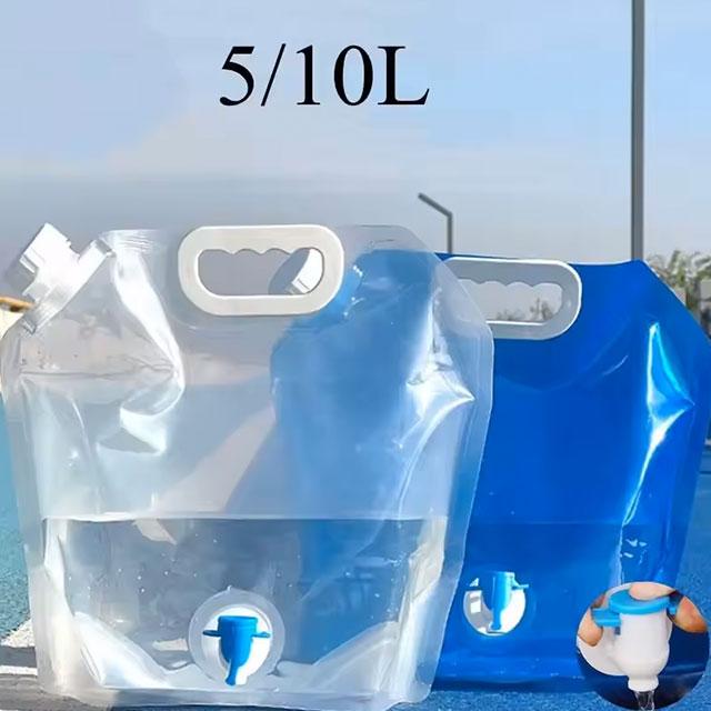 10L Camping Water Bag – Portable Folding Water Container, Collapsible Bucket for Outdoor Travel &amp; Camping Supplies