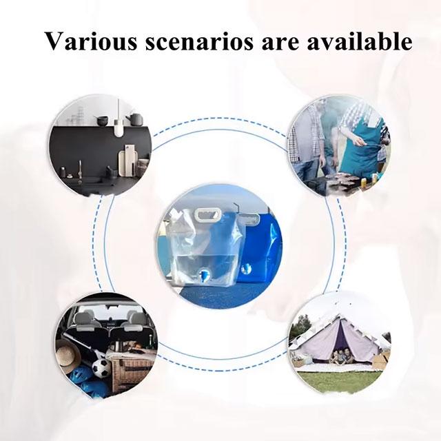 10L Camping Water Bag – Portable Folding Water Container, Collapsible Bucket for Outdoor Travel &amp; Camping Supplies