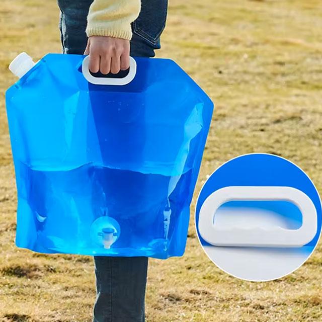 10L Camping Water Bag – Portable Folding Water Container, Collapsible Bucket for Outdoor Travel &amp; Camping Supplies