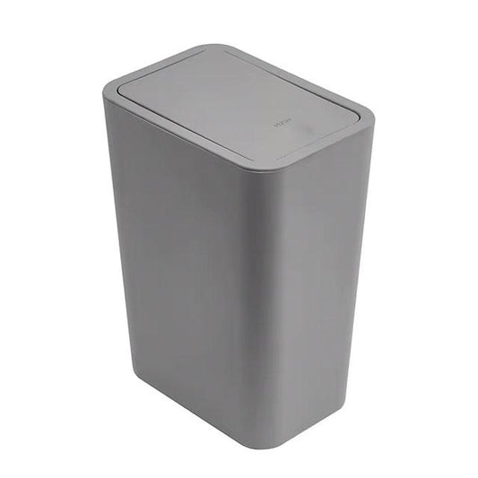 10L Car Trash Can – Small Plastic Garbage Bin with Press-Top Lid for Kitchen, Bathroom & Living Room
