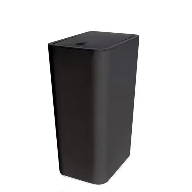 10L Car Trash Can – Small Plastic Garbage Bin with Press-Top Lid for Kitchen, Bathroom & Living Room