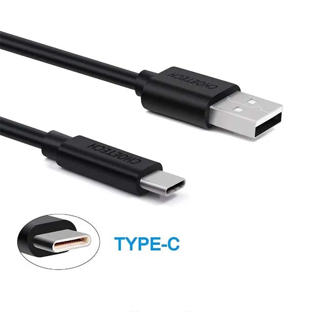 10ft USB Type C Cable – High Speed 2.0 Fast Charging &amp; Data Sync | USB C to USB A Cord (3m, Black)