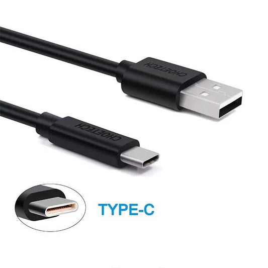 10ft USB Type C Cable – High Speed 2.0 Fast Charging &amp; Data Sync | USB C to USB A Cord (3m, Black)