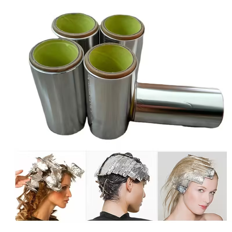 10M Highlighting Aluminum Foil Paper Roll for Hairdressers - Hair Coloring and Styling Essential