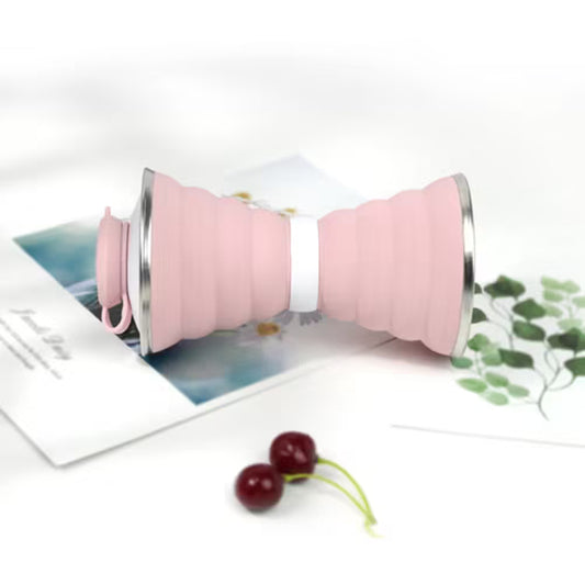 Pratique et ultra-pratique : gourde pliable en silicone de 500 ml idéale pour le sport, le camping, les voyages et le vélo.