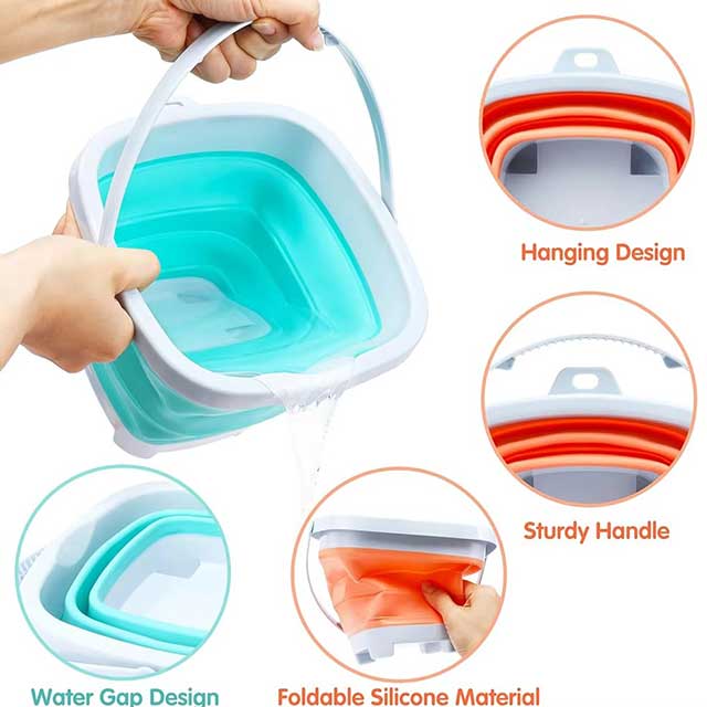 11Pcs Kids Beach Toy Set – Sand Toys with Collapsible Bucket, Shovel & Molds in Gift Package for Summer Fun