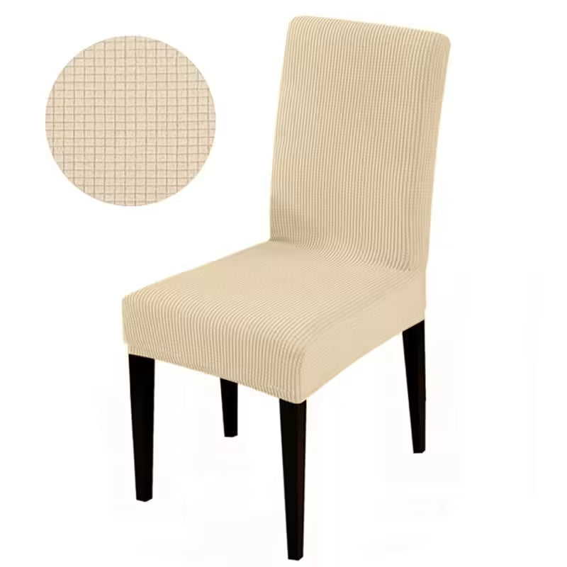 Universal Elastic Chair Cover – Affordable Stretch Fit for Dining & Living Room Chairs, Big Size, Durable Home Seat Protector