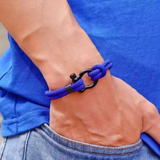 Bracelet fait main en corde de Milan 12 couleurs (EGBT080)