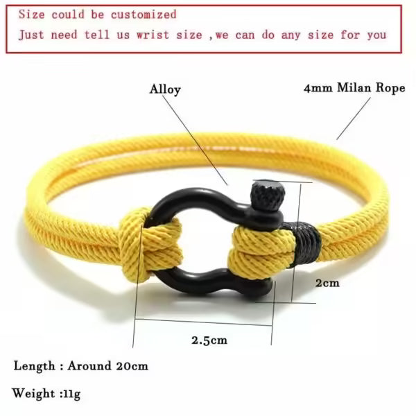 12 Colors Milan Rope Handmade Bracelet (EGBT080)