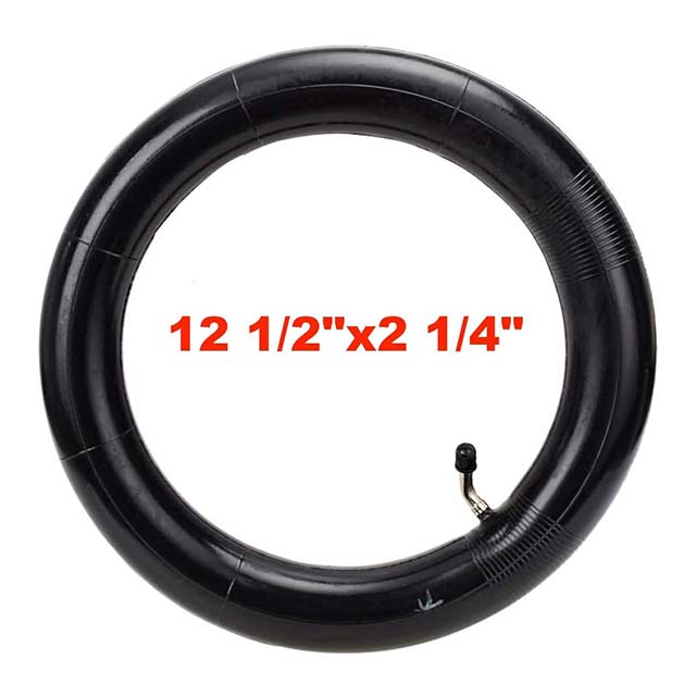 12.5" Scooter Inner Tube with Angled Valve Stem – 1-Pack 12.5 x 2.25 Bike &amp; Scooter Tire Tube (Fits 12.5x1.75/1.95/2.125/2.25)