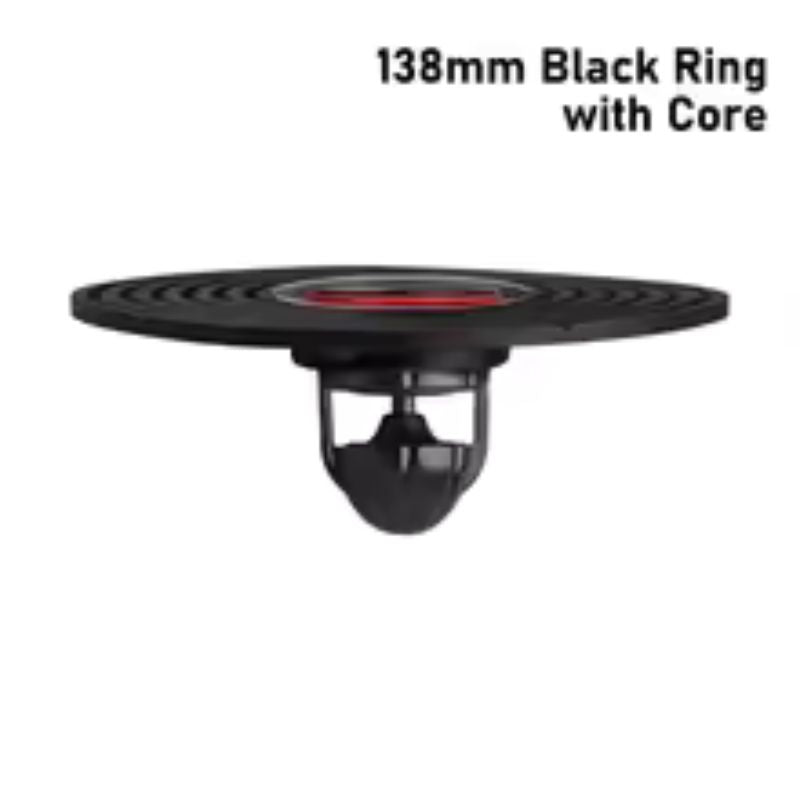 138mm Large Size Floor Drain Core – Universal Cut-to-Fit Sewer Cover – Anti-Odor & Insect-Proof Bathroom Drainage Core – Quick Flow Backflow Preventer (Black/Gray)