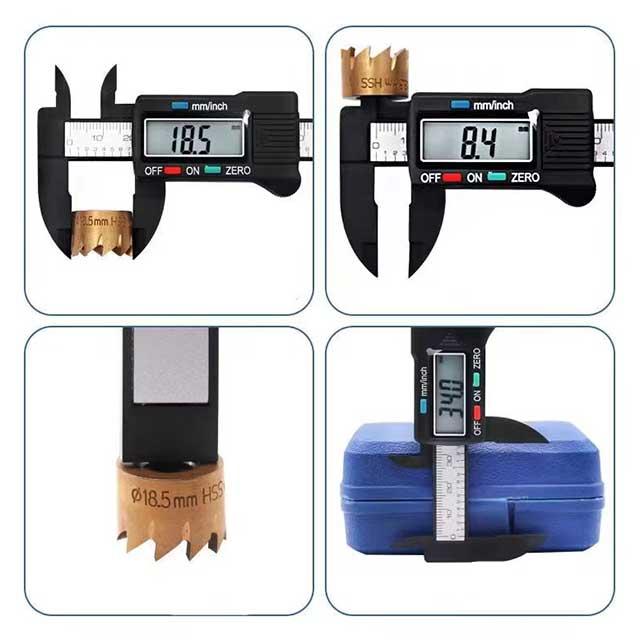 150mm Electronic Digital Caliper – Carbon Fiber Vernier Gauge Micrometer Measuring Tool with LCD Display | Precision Digital Ruler