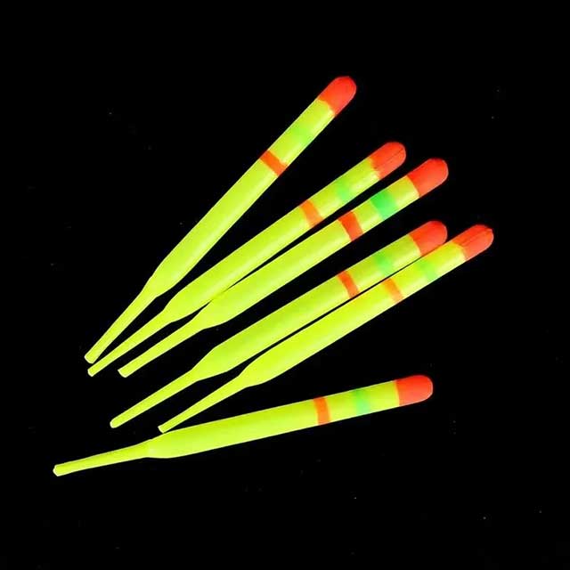 15PCS Fishing Float Set – Professional Vertical Buoys with Glow Sticks for Night Carp Fishing | Multifunction Lure Floats Tackle