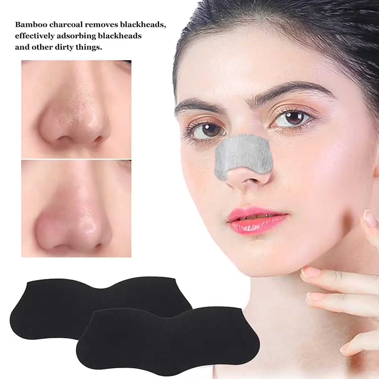 Unisex Blackhead Removal Mask Peel - Deep Cleansing Pore Nose Strips for Clear Skin - Skin Care Mask Patch