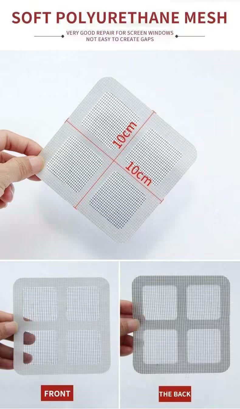 10PCS/Set Shower Drain Cover Hair Catcher Mesh Stickers for Bathroom, Laundry, Bathtub & Kitchen Sink Strainer Filter