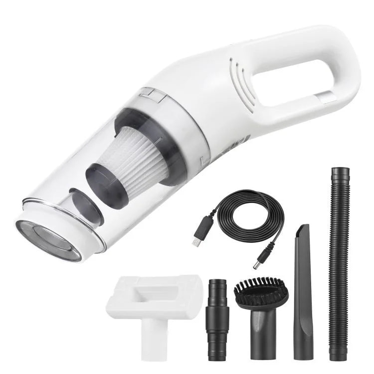 Mini Aspirateur Portable Sans Fil – Rechargeable par USB pour Voiture, Maison, Bureau et Nettoyage de Clavier