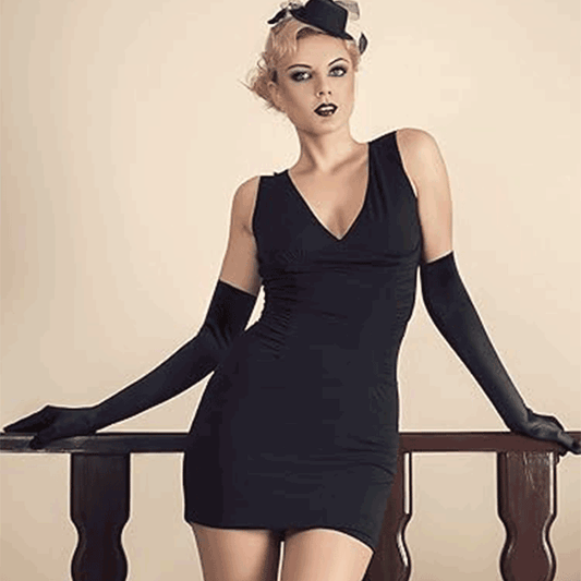 1920s Vintage Satin Long Elbow Opera Gloves