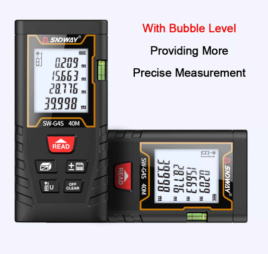 Télémètre laser SNDWAY SW-G4S, portée de 40 m 