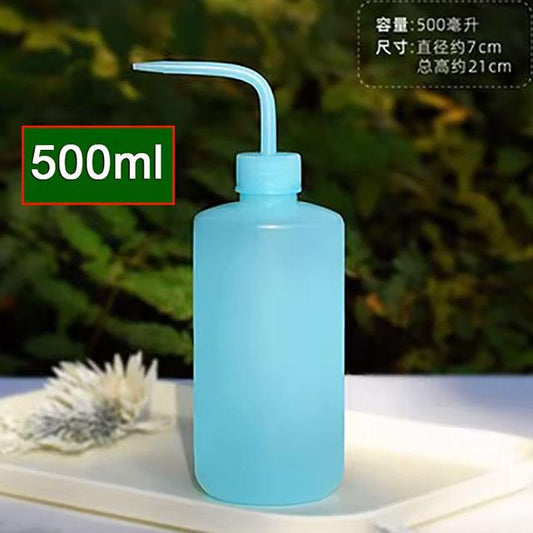 1PC 500ml Transparent Watering Pot – Long Curved Spout, Versatile Spray Bottle & Liquid Container for Plants & More