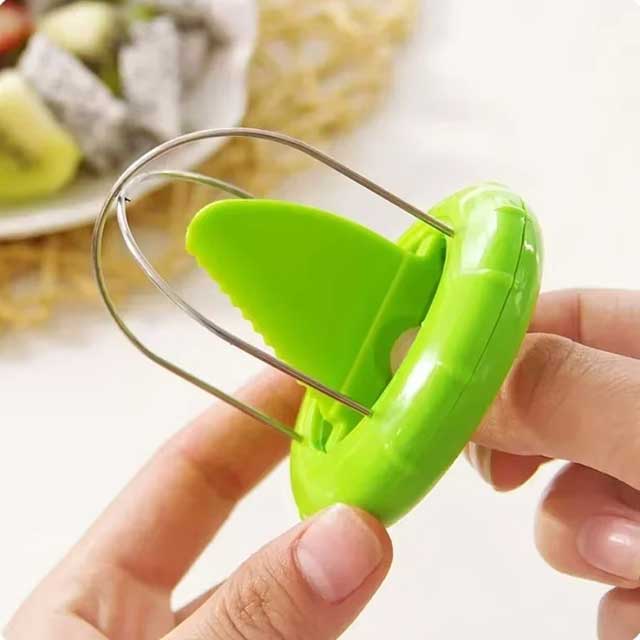 1PC Detachable Kiwi & Fruit Peeler – Stainless Steel Kitchen Tool for Lemon, Salad & Cooking Prep