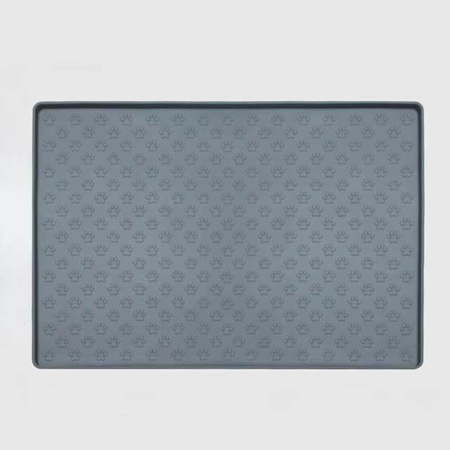 1PC Paw Print Silicone Pet Mat – Leak-Proof, Spill-Proof Feeding Mat for Cats & Dogs, Easy to Clean