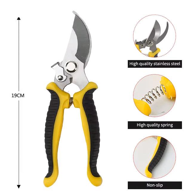 1PC Professional Garden Pruning Shears – Sharp Bypass Tree Trimmers, Secateurs & Hand Clippers