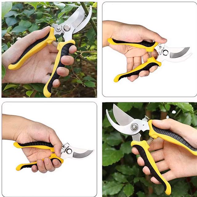 1PC Professional Garden Pruning Shears – Sharp Bypass Tree Trimmers, Secateurs & Hand Clippers