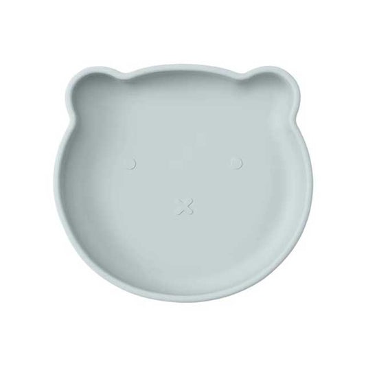 1PC Silicone Baby Suction Plate – Cartoon Bear Shape Baby Feeding Dish for Toddlers | Non-Slip Training Plate & Food Storage Tableware