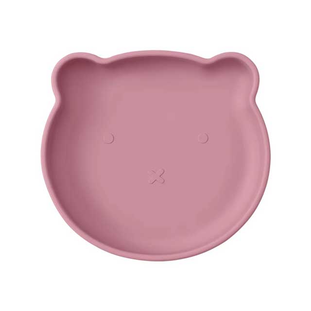 1PC Silicone Baby Suction Plate – Cartoon Bear Shape Baby Feeding Dish for Toddlers | Non-Slip Training Plate & Food Storage Tableware