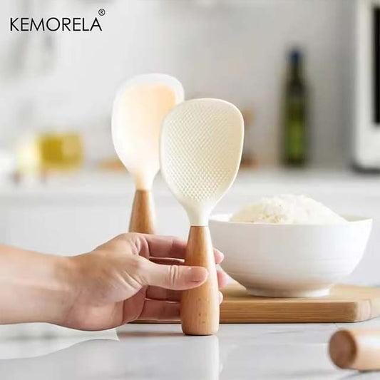 Heat-Resistant Silicone Cooking Spoon – Non-Stick, Anti-Slip & Anti-Scalding Kitchen Utensil