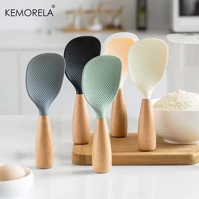 Heat-Resistant Silicone Cooking Spoon – Non-Stick, Anti-Slip & Anti-Scalding Kitchen Utensil
