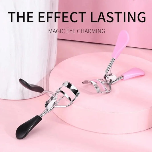 Professional Eyelash Curler with Comfortable Rubber Handle – Long Lasting Natural Lash Curl