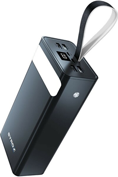 Batterie externe Syrox 50 000 mAh avec indicateur LED et lampe torche