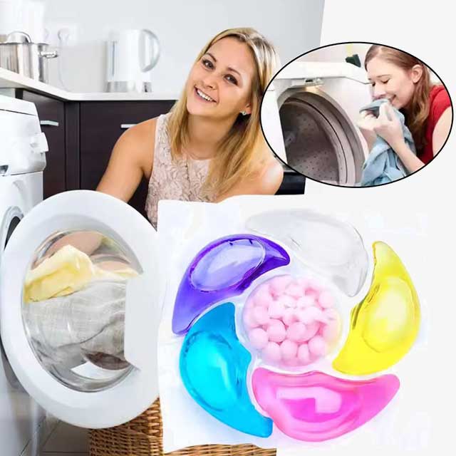 1PC 6-in-1 Laundry Beads – Water-Soluble Softener, Detergent & Long-Lasting Fragrance Enhancer for Fresh Laundry