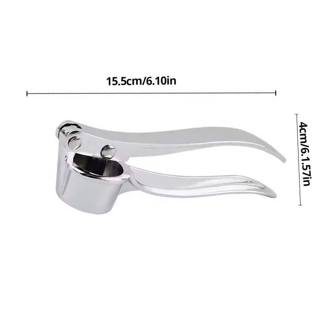 Stainless Steel Garlic Masher – Manual Ginger & Vegetable Grinder for Easy Kitchen Cooking