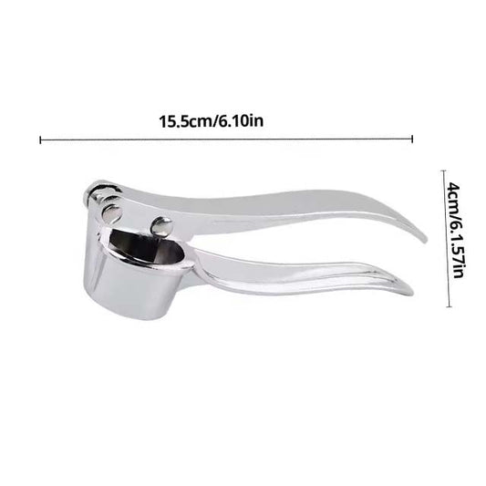 Stainless Steel Garlic Masher – Manual Ginger & Vegetable Grinder for Easy Kitchen Cooking