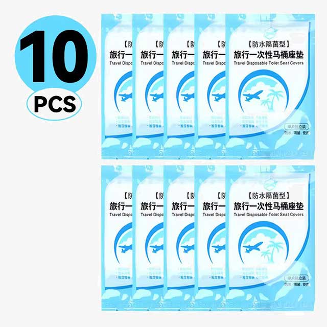 1PC Disposable Toilet Seat Cover Mat – Portable Travel Safety Toilet Seat Paper Pads, Waterproof Cushion for Bathroom Accessories