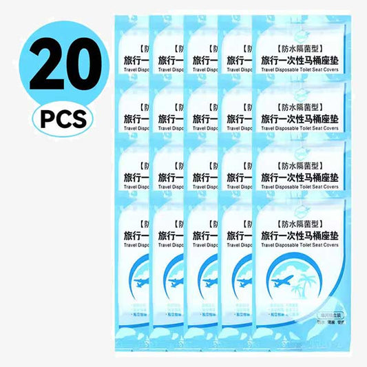 1PC Disposable Toilet Seat Cover Mat – Portable Travel Safety Toilet Seat Paper Pads, Waterproof Cushion for Bathroom Accessories