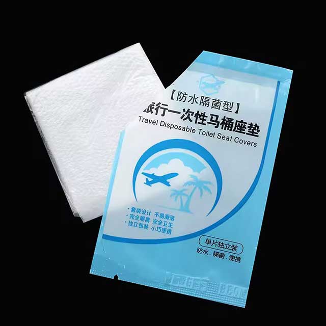 1PC Disposable Toilet Seat Cover Mat – Portable Travel Safety Toilet Seat Paper Pads, Waterproof Cushion for Bathroom Accessories