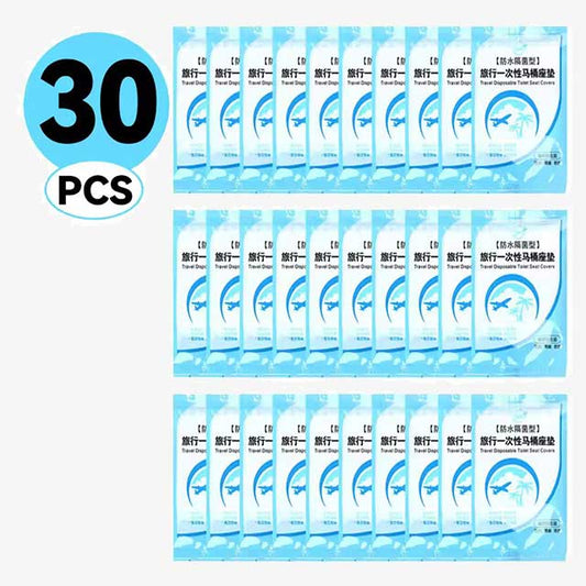 1PC Disposable Toilet Seat Cover Mat – Portable Travel Safety Toilet Seat Paper Pads, Waterproof Cushion for Bathroom Accessories