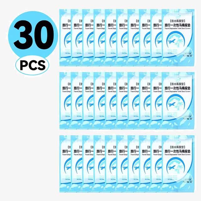 1PC Disposable Toilet Seat Cover Mat – Portable Travel Safety Toilet Seat Paper Pads, Waterproof Cushion for Bathroom Accessories