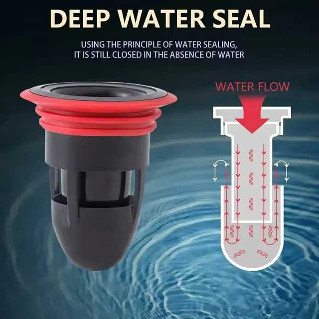 1PC Floor Drain Bullet Anti-Odor Core – Deodorization Drainage Pipe & Sewer Pest Control Device, No Peculiar Smell
