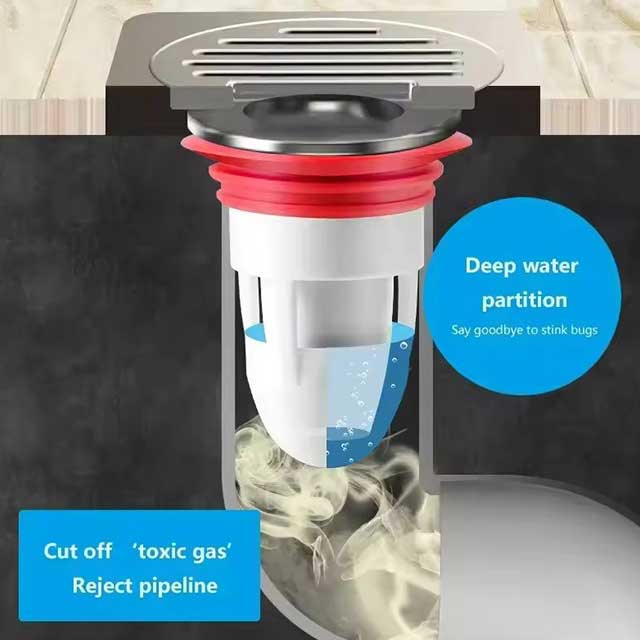 1PC Floor Drain Bullet Anti-Odor Core – Deodorization Drainage Pipe & Sewer Pest Control Device, No Peculiar Smell