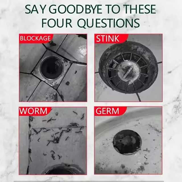 1PC Floor Drain Bullet Anti-Odor Core – Deodorization Drainage Pipe & Sewer Pest Control Device, No Peculiar Smell