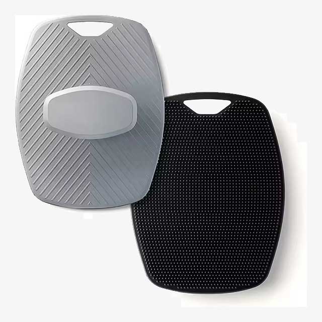 1pc Soft Silicone Exfoliating Brush – Manual Body Cleansing Scrubber for Gentle Massage, Shower Bath Brush for Men