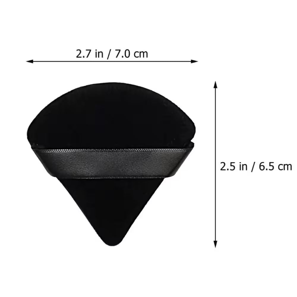 Velvet Triangle Makeup Sponges – Soft, Reusable Blending Tools for Flawless Application | Face & Beauty Sponges