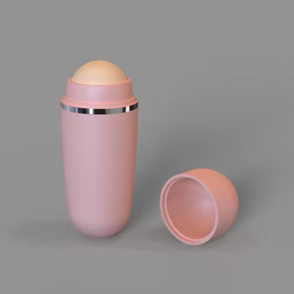 Natural Volcanic Stone Face Oil Absorbing Roller - Makeup Face Skin Care Tool for Facial Pores Cleaning