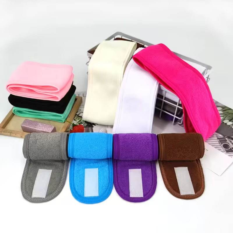 Adjustable Wide Hair Band for Women – Versatile Yoga, Spa, Bath, and Makeup Headband for Face Washing and Cosmetic Applications